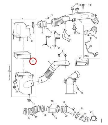 MAXUS G10/G20/D20 c00111578 Автомобильный воздушный фильтр для универсальных запасных частей двигателя