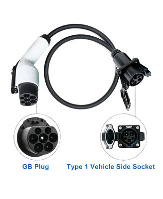 90% EV Type1 Type2 GB/T адаптер 32A 1Phase 3 Phase Schuko для зарядки электромобилей
