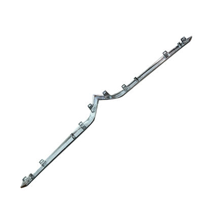Подходит для Tesla MODEL X Silver ABS Middle Net Bright Strip 1047022-00-C Автоприспособления